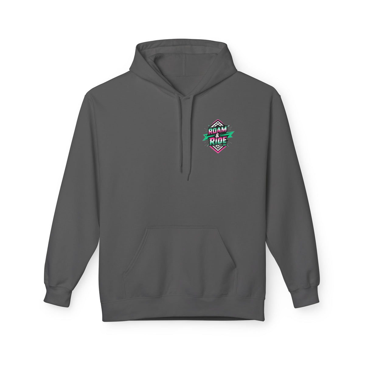 Roam Free, Ride Wild Logo - Unisex Fleece Hoodie