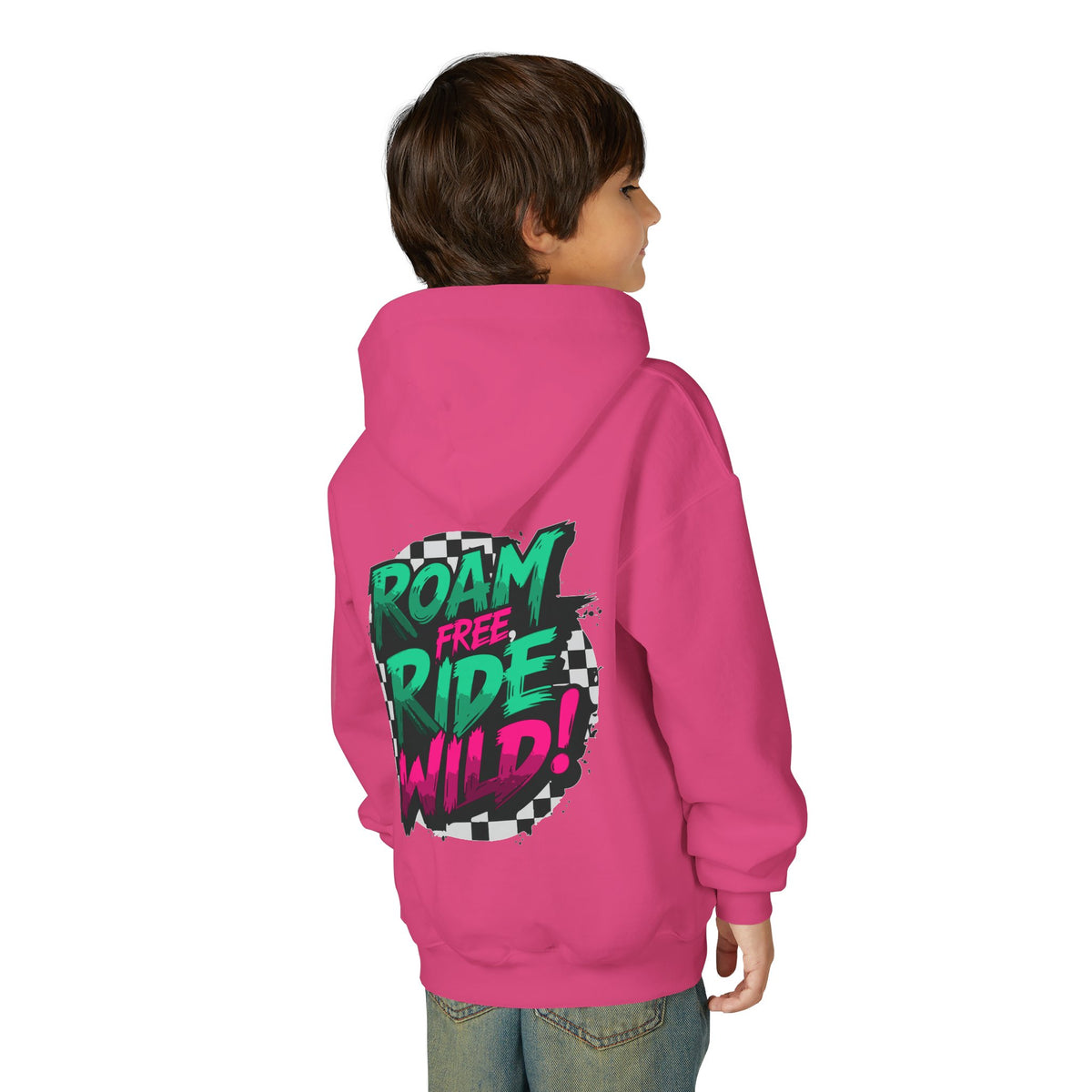 Roam Free, Ride Wild Logo - Youth Hoodie
