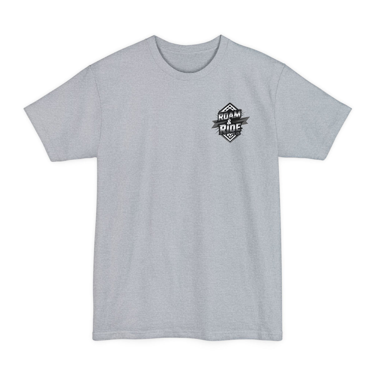 Roam & Ride Co. Grayscale Logo - Big & Tall T-Shirt