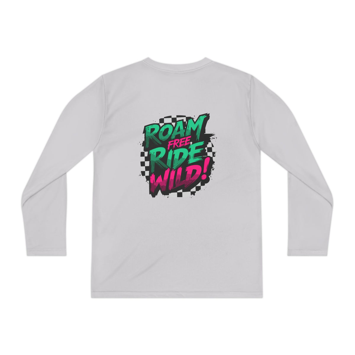Roam Free, Ride Wild Logo - Youth Long Sleeve T-Shirt